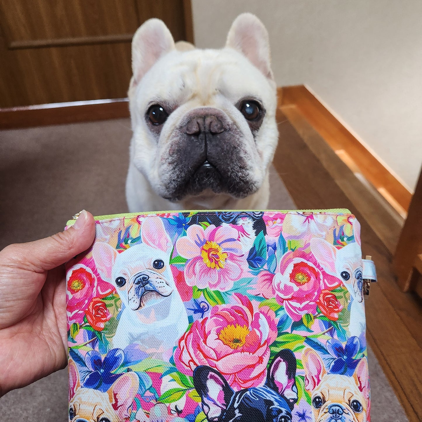 生地までオリジナル!大人かわいいポーチとマルチクロス