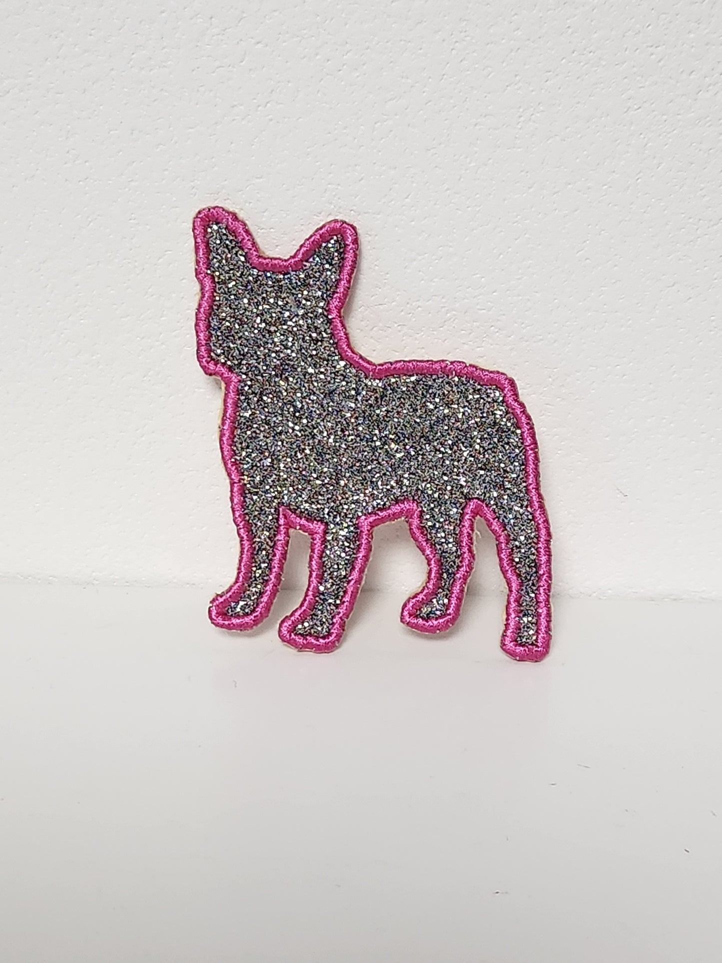 Sparkly French Bulldog Patch