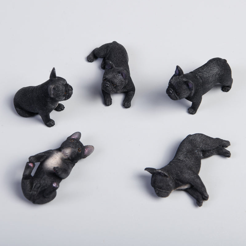 Lot de 5 mini bouledogues français
