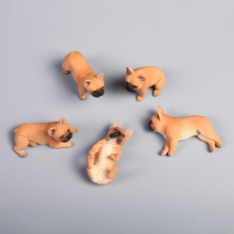 Lot de 5 mini bouledogues français