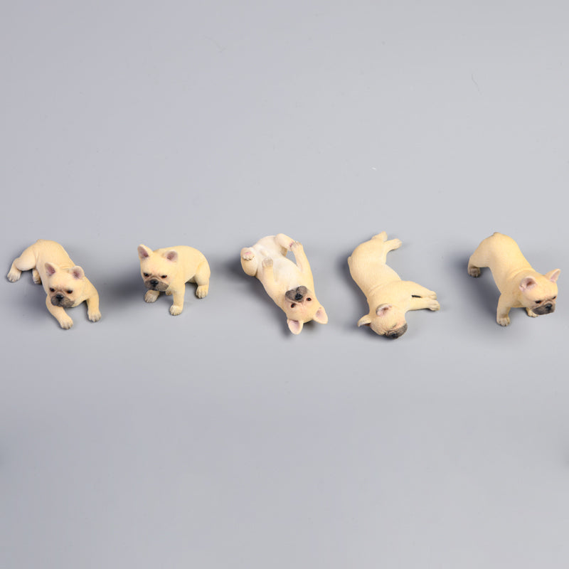Lot de 5 mini bouledogues français