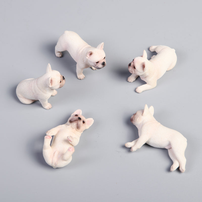 Lot de 5 mini bouledogues français