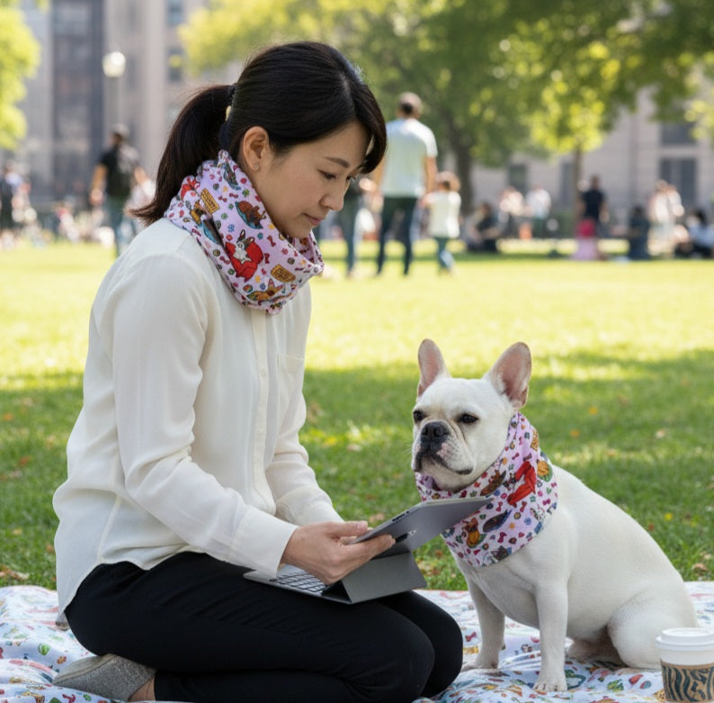 フレブルいっぱいキッズ＆愛犬スヌード