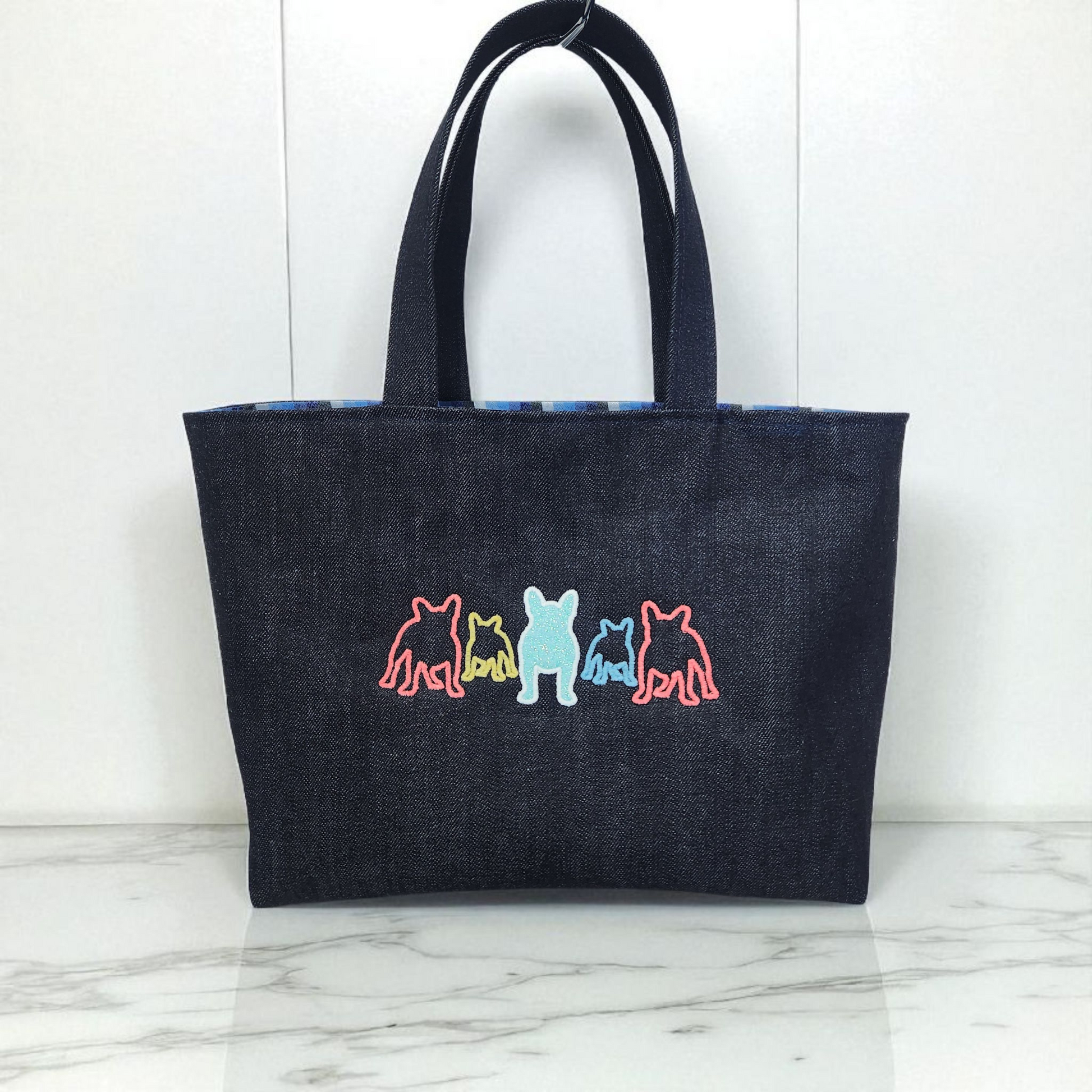 🌙✨ 暗闇で浮かび上がるフレブルデザイン 毎日をもっと特別にするGlowトート 🐾 🌙✨ Glow in the Dark — A Frenchie Tote That Shines at Night 🐾