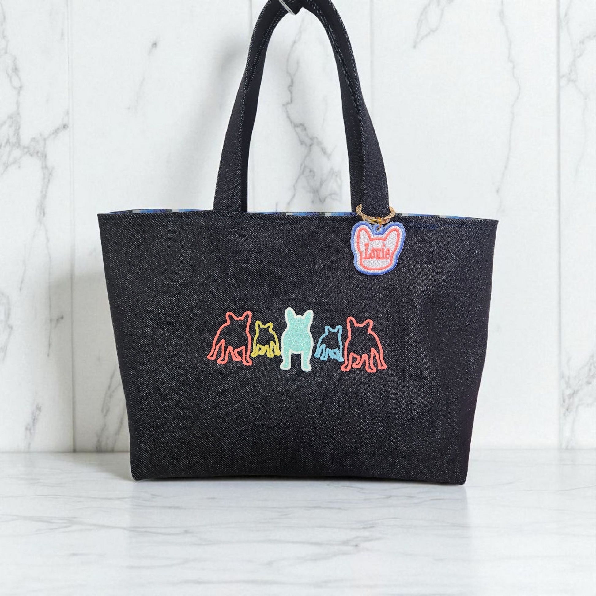🌙✨ 暗闇で浮かび上がるフレブルデザイン 毎日をもっと特別にするGlowトート 🐾 🌙✨ Glow in the Dark — A Frenchie Tote That Shines at Night 🐾