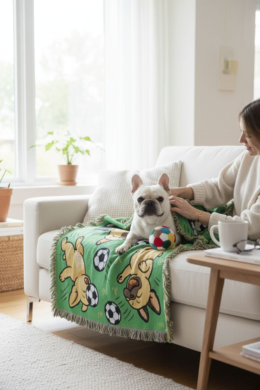 フレンチブル in サッカーパラダイス・スローケット（リバーシブル）
