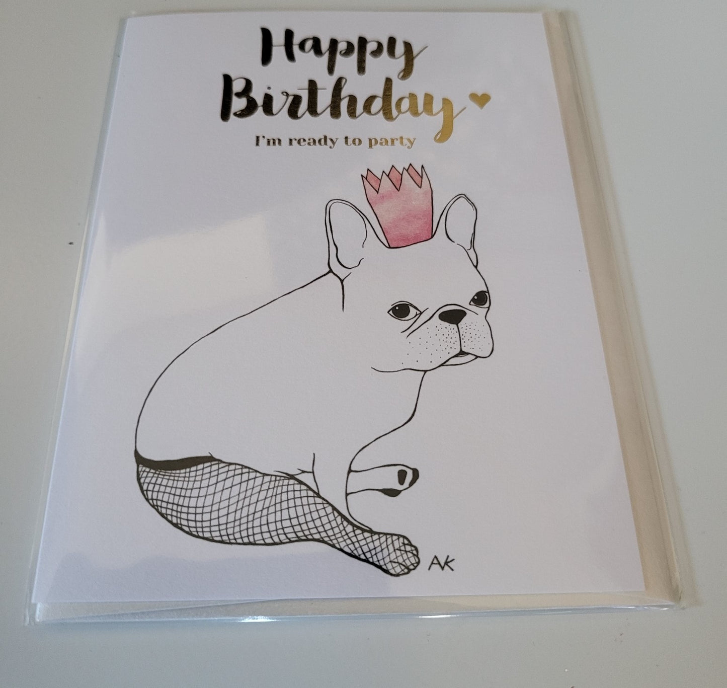 Nice french birthday card