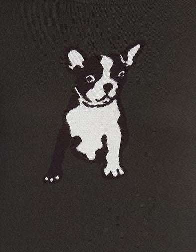 J crew french bulldog sweater hotsell