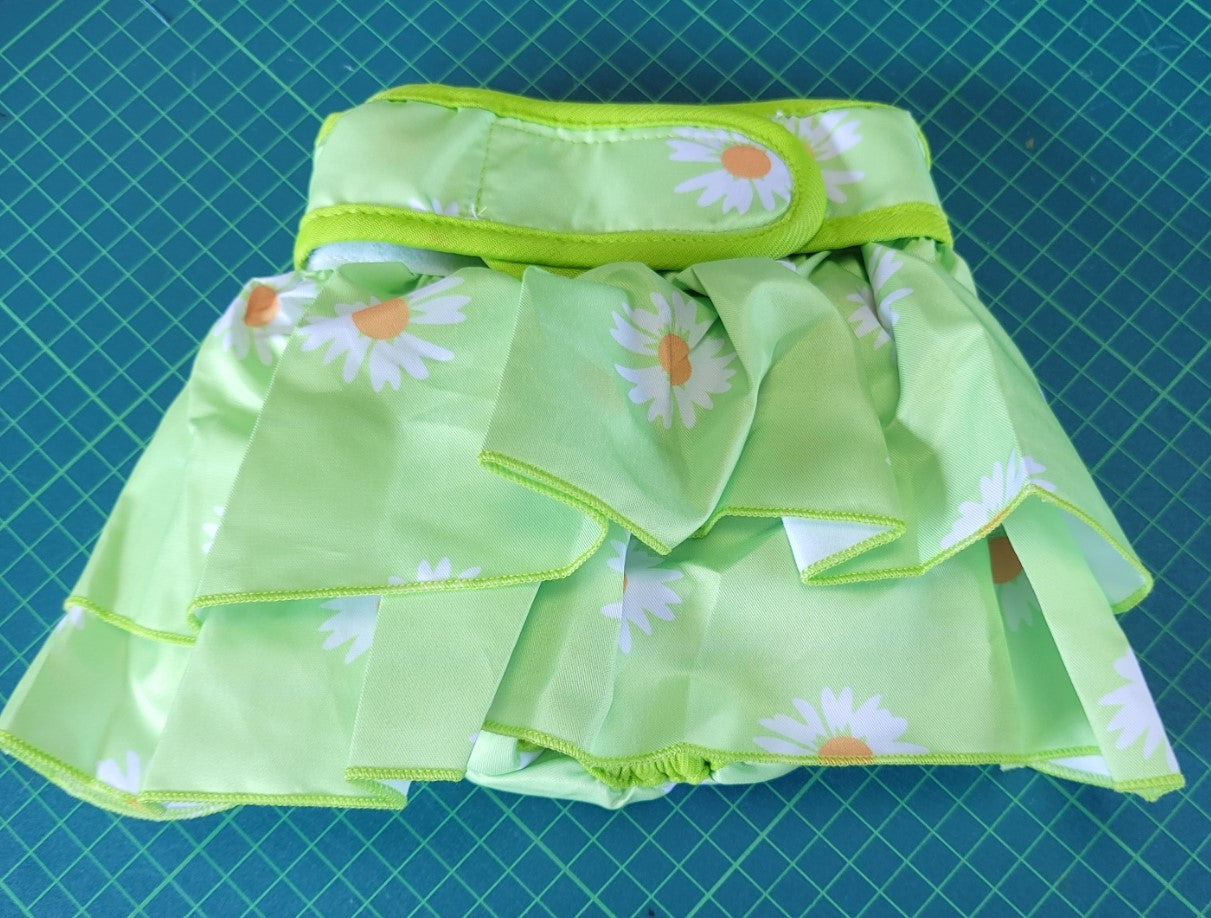 It looks like a skirt! Cloth diaper (diaper cover)